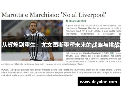 从辉煌到重生：尤文图斯重塑未来的战略与挑战